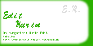 edit murin business card